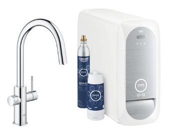 Drezová batéria GROHE Blue Home s vyťahovacou sprškou chróm 31541000