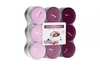Sviečky vonné 18ks Bispol Frozen Berries