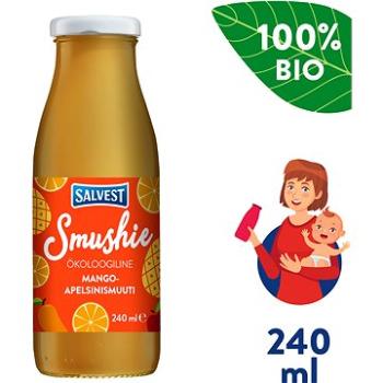 SALVEST Smushie BIO Ovocné smoothie s mangom, ananásom a pomarančovou dužinou (240 ml) (4740073076613)