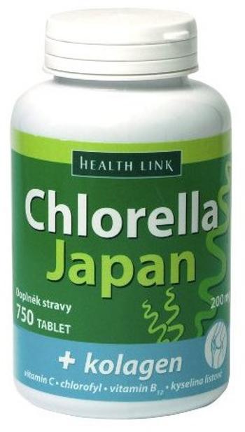 HEALTH LINK Chlorella Japan + Kolagén 750 tabliet