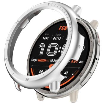 PC HALF COVER Plastový kryt Amazfit Active 2 strieborný