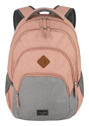 Travelite Basics Backpack Melange Rose/grey