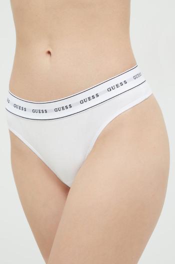 Tanga Guess CARRIE bílá barva, O97E04 KBBU1