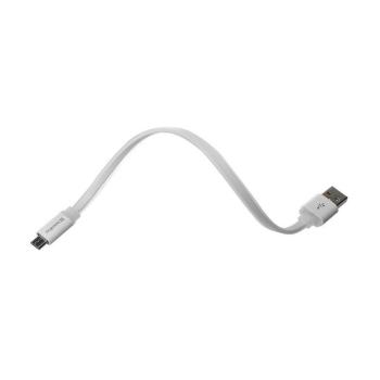 COLORWAY CABLE USB - MICROUSB 2.4A 25CM WHITE (CW-CBUM-MUM25W)