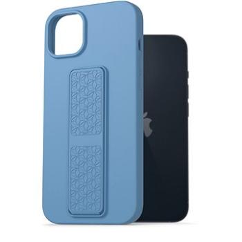 AlzaGuard Liquid Silicone Case with Stand pro iPhone 14 Plus modré (AGD-PCSS0030L)