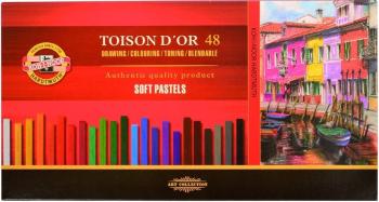 KOH-I-NOOR Toisor D'or Soft Pastels Sada suchých pastelov 48 ks