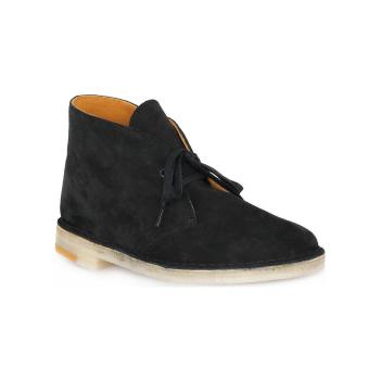 Clarks  DESERT BOOT BLKCOM  Čižmy Čierna