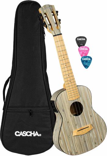 Cascha HH 2316E Bamboo Grafit Koncertné ukulele