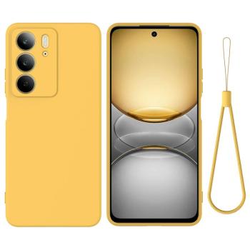 RUBBER Ochranný kryt pre Realme C75 žltý