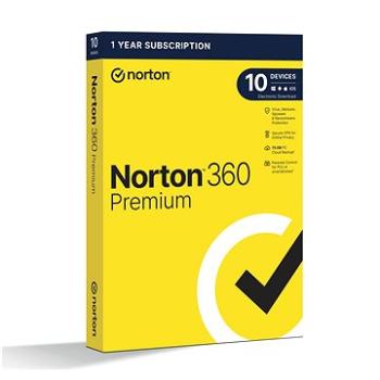 Norton 360 Premium 75GB, 1 používateľ, 10 zariadení, 12 mesiacov (elektronická licencia) (21405766) + ZDARMA Inštalácia na diaľku Alza služby - online instalace