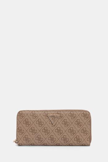 Peňaženka Guess LAUREL dámska, béžová farba, SWSG74 59146