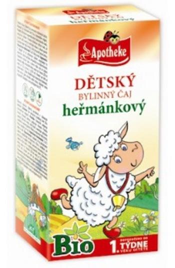 APOTHEKE Bio detský bylinný čaj rumančekový, 20 x 1 g