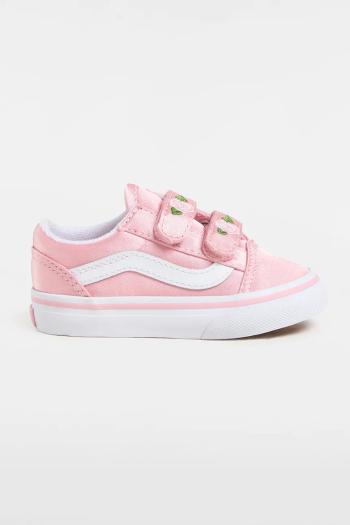 Tenisky Vans Old Skool V ružová farba, VN000CTGY3K1