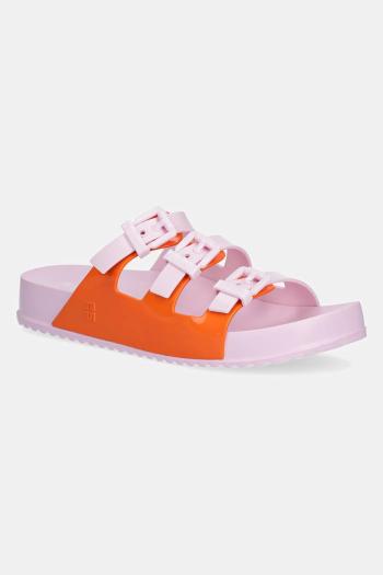 Šľapky Melissa MELISSA COZY STRIPES AD dámske, ružová farba, M 35943 BC956
