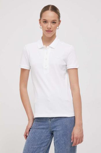 Polo tričko Lacoste dámske, biela farba, PF5462