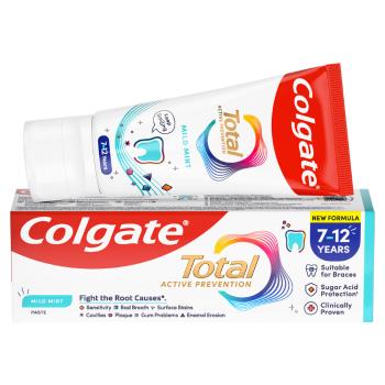 COLGATE Total Junior Zubná pasta pre deti vo veku 7 - 12 rokov 50 ml