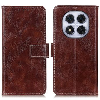 RETRO Peňaženkový obal Xiaomi Redmi Note 14 Pro hnedý