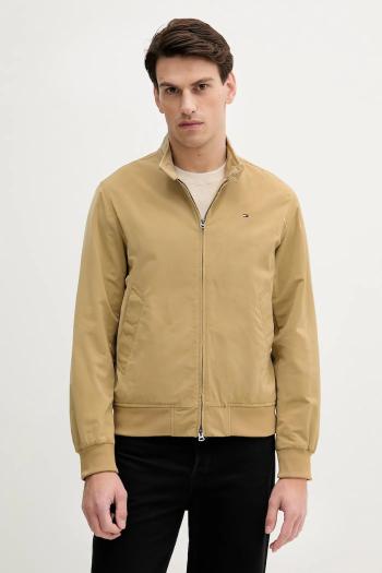 Bunda Tommy Hilfiger zelená farba, prechodná, MW0MW39637
