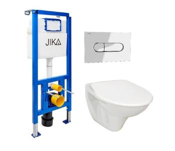 Závesný WC set Jika Nila do ľahkých stien / predstenový KMPLJIKASCR