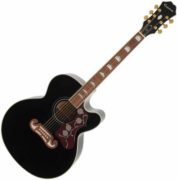 Epiphone J-200 EC Black Elektroakustická gitara Jumbo