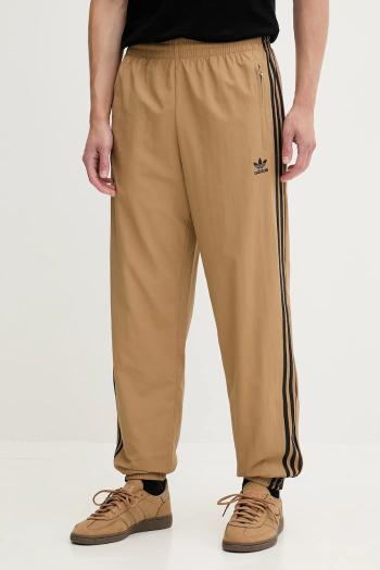 Tepláky adidas Originals Firebird Pants zelená farba, s nášivkou, JY1339