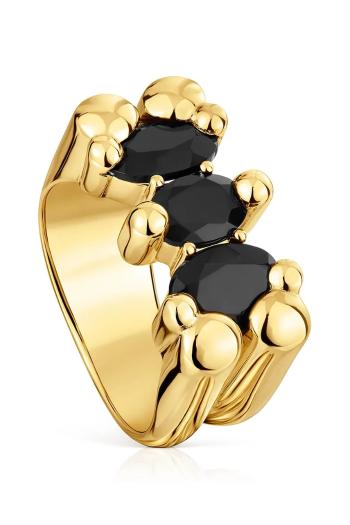 Strieborný pozlátený prsteň Tous 12 Bold Bear Gem 1004228212