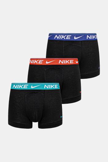 Boxerky Nike 3-pak pánske, čierna farba, 0000KE1256