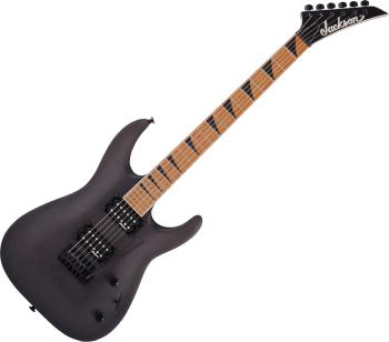 Jackson JS Series Dinky Arch Top JS24 DKAM Caramelized MN Black Satin Elektrická gitara