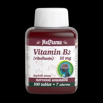 MEDPHARMA Vitamín B2 (riboflavin) 10 mg 107 tabliet