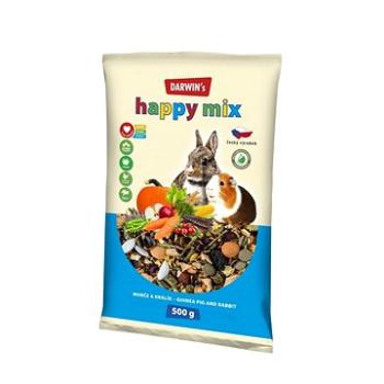 Darwins Morča a králik Happy mix 500 g (8595117404060)