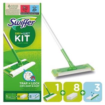 Swiffer Sweeper na podlahy Štartovacia Sada: 1 Násada, 8 ks Dry a 3 ks vlhčené obrúsky (8006540317242)