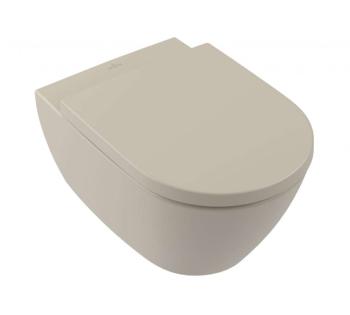 VILLEROY & BOCH - Subway 2.0 Závesné WC, DirectFlush, CeramicPlus, Almond 5614R0AM