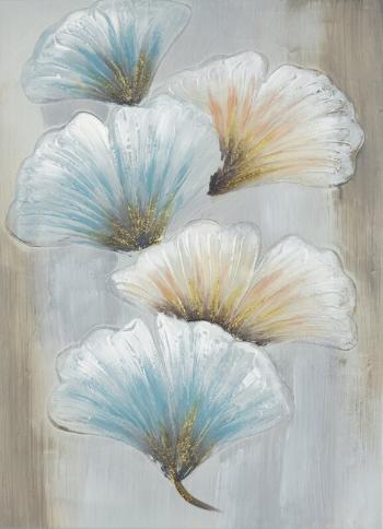 ArtFir Obraz KVETY 528B | béžová 50 x 70 cm