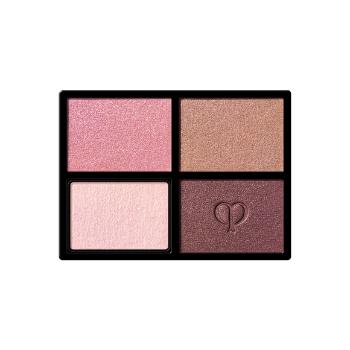 Clé de Peau Beauté Paletka očných tieňov (Eye Color Quad) 5,5 g - náplň 9 Pink Coral Shells