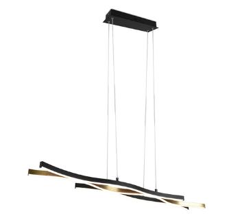 LED závesné osvetlenie Trio Blaze mosadz 341210308