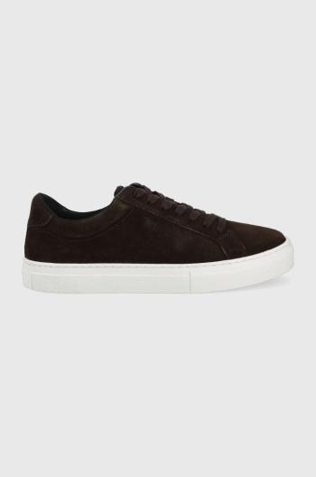 Semišové tenisky Vagabond Shoemakers Paul 2.0 hnedá farba