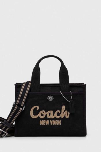Kabelka Coach čierna farba