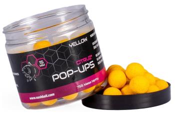 Nash plávajúce boilie pop ups citruz yellow 75 g - 15 mm