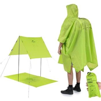 Naturehike 3v1 poncho 210T zelené (6927595717967)