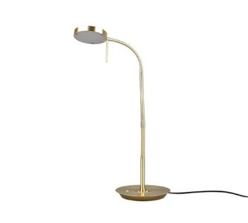 LED stolová lampa Trio Monza mosadz 523310108