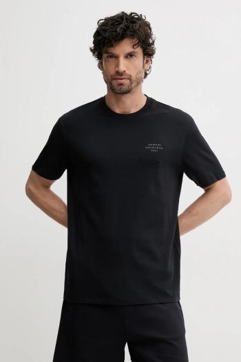 Bavlnené tričko Armani Exchange pánske, tmavomodrá farba, s potlačou, XM000752 AF12308