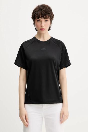 Tričko adidas Originals Teamgeist Tee dámske, čierna farba, JZ8270