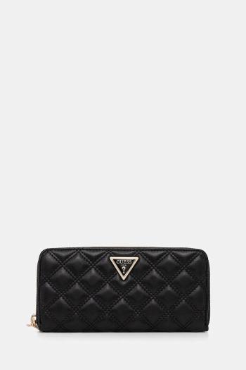 Peňaženka Guess GIULLY dámska, čierna farba, SWQG96 73146