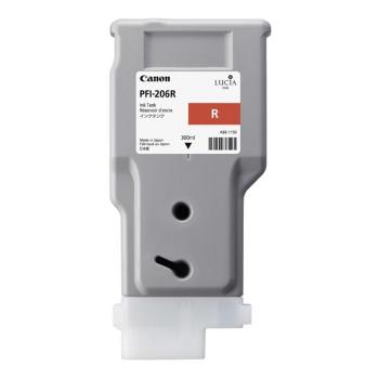 Canon PFI-206R, 5309B001 červená (red) originálna cartridge