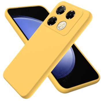 RUBBER Ochranný kryt pre Infinix Note 40 Pro / 40 Pro+ 5G žltý