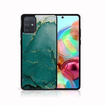 MY ART Ochranný obal Samsung Galaxy A71 -GREEN MARBLE (145)