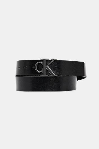 Obojstranný opasok Calvin Klein čierna farba, LV04G7033G