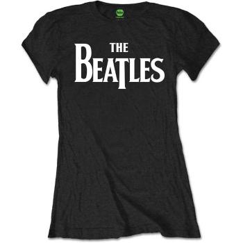 The Beatles tričko Drop T Logo Čierna XXL