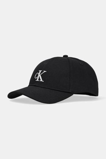 Šiltovka Calvin Klein Jeans čierna farba, s nášivkou, K50K512147