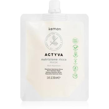 Kemon Actyva Nutrizone Ricca intenzívna maska pre extrémne suché vlasy 100 ml